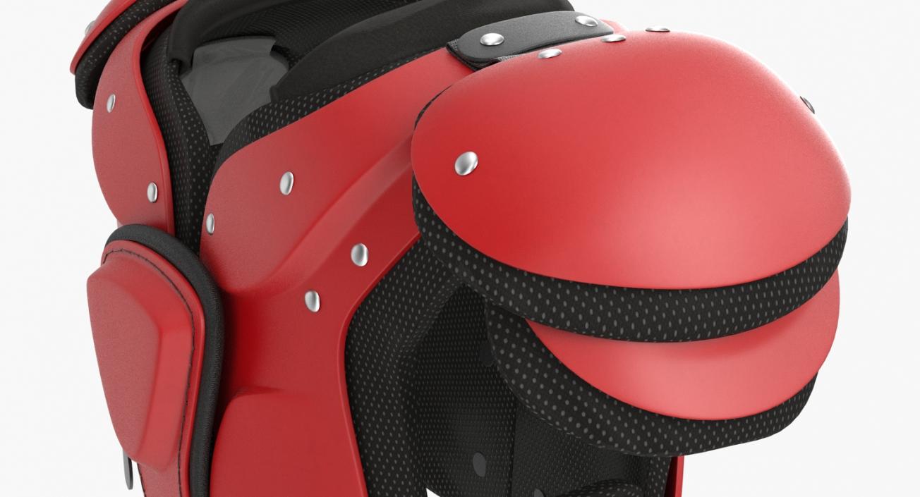 Football Shoulder Pads 3D