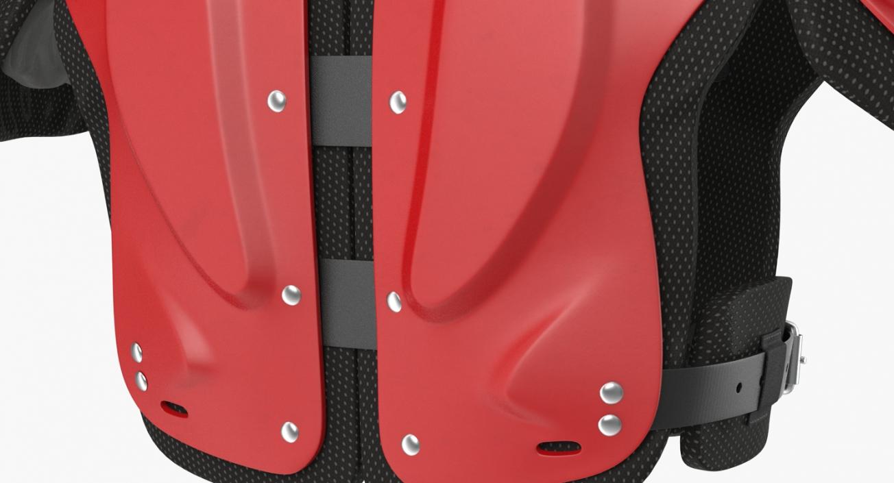 Football Shoulder Pads 3D