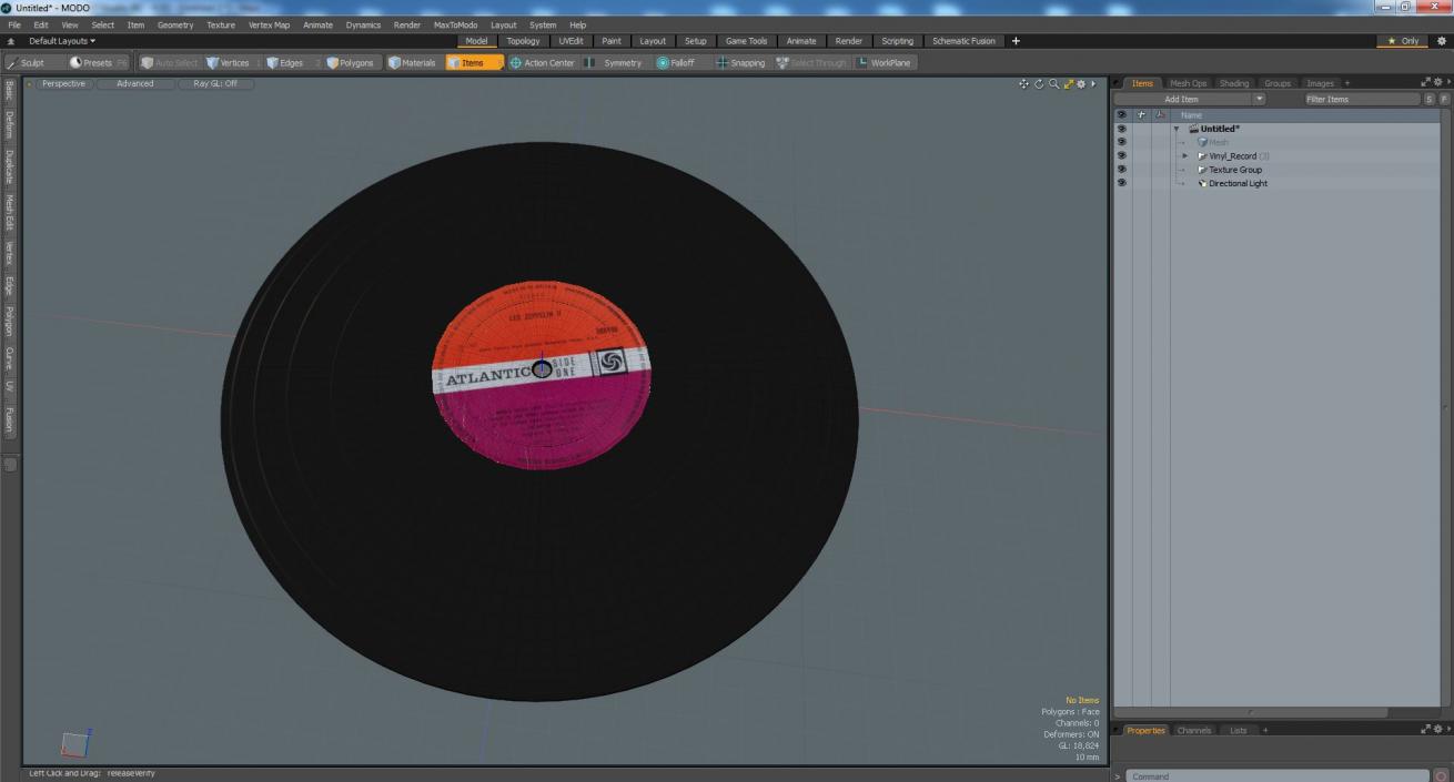 3D model Vinyl Record(1)