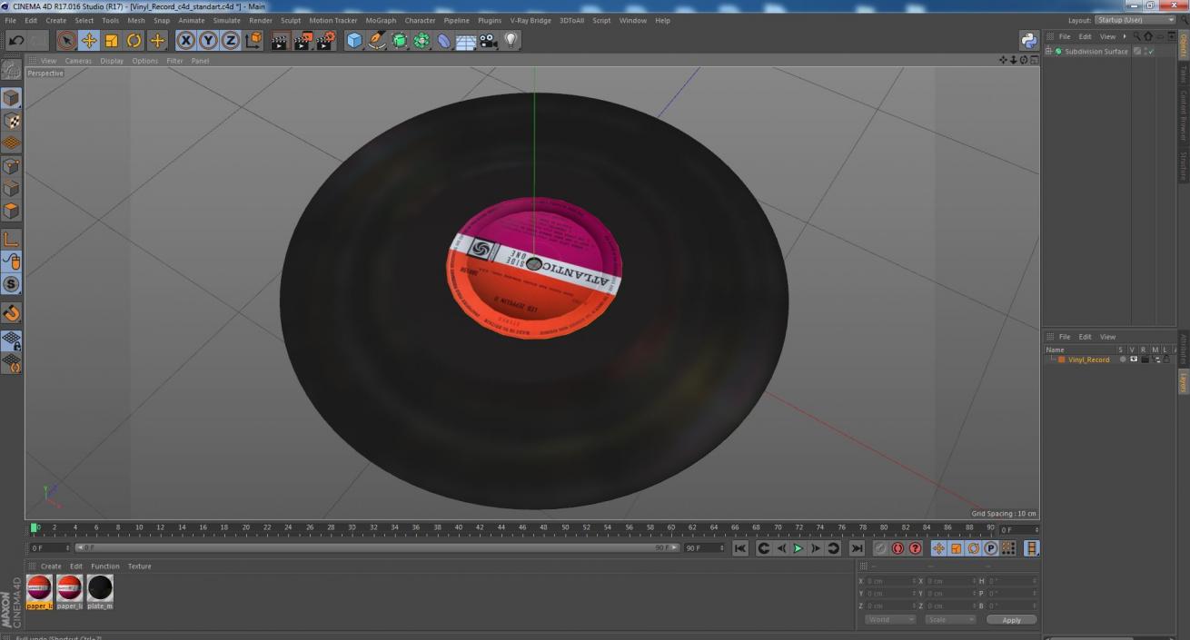 3D model Vinyl Record(1)