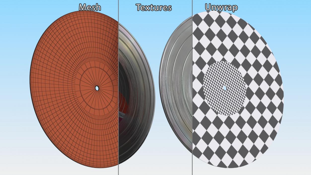 3D model Vinyl Record(1)