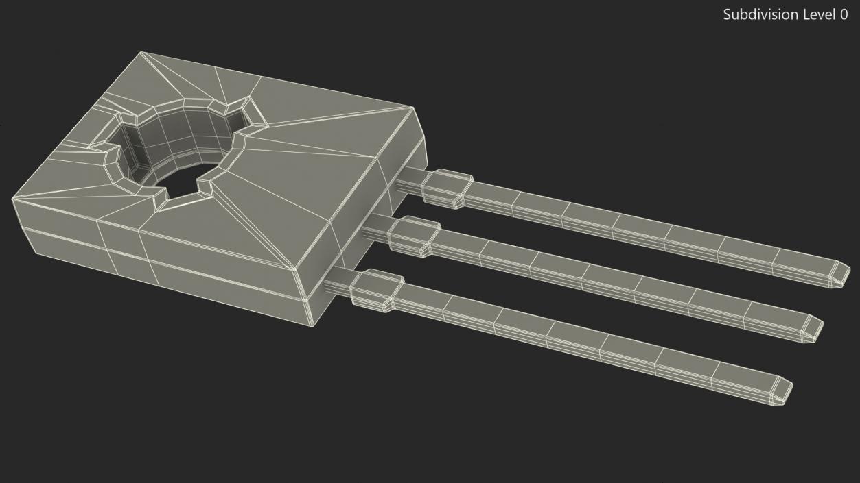 3D NPN Silicon Power Transistor model