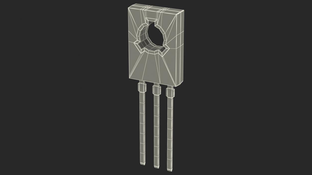 3D NPN Silicon Power Transistor model