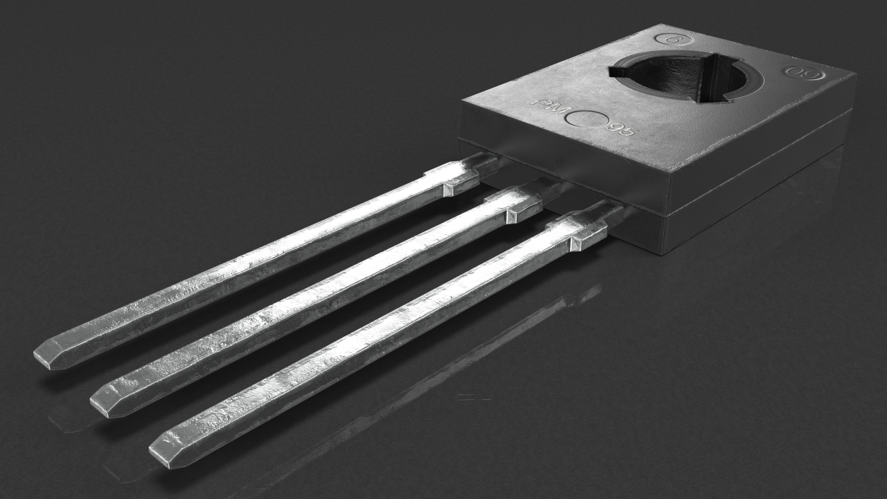 3D NPN Silicon Power Transistor model