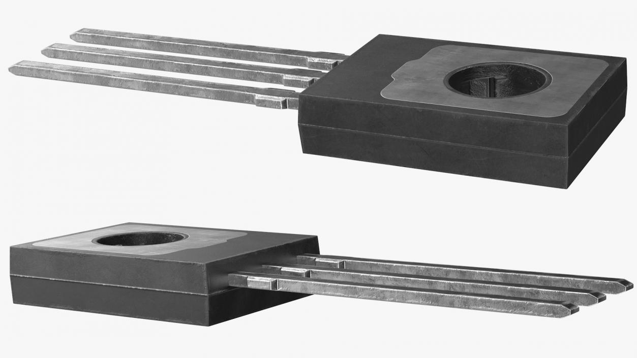 3D NPN Silicon Power Transistor model