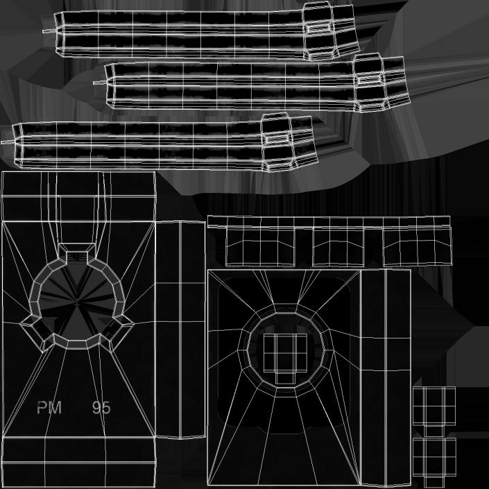 3D NPN Silicon Power Transistor model