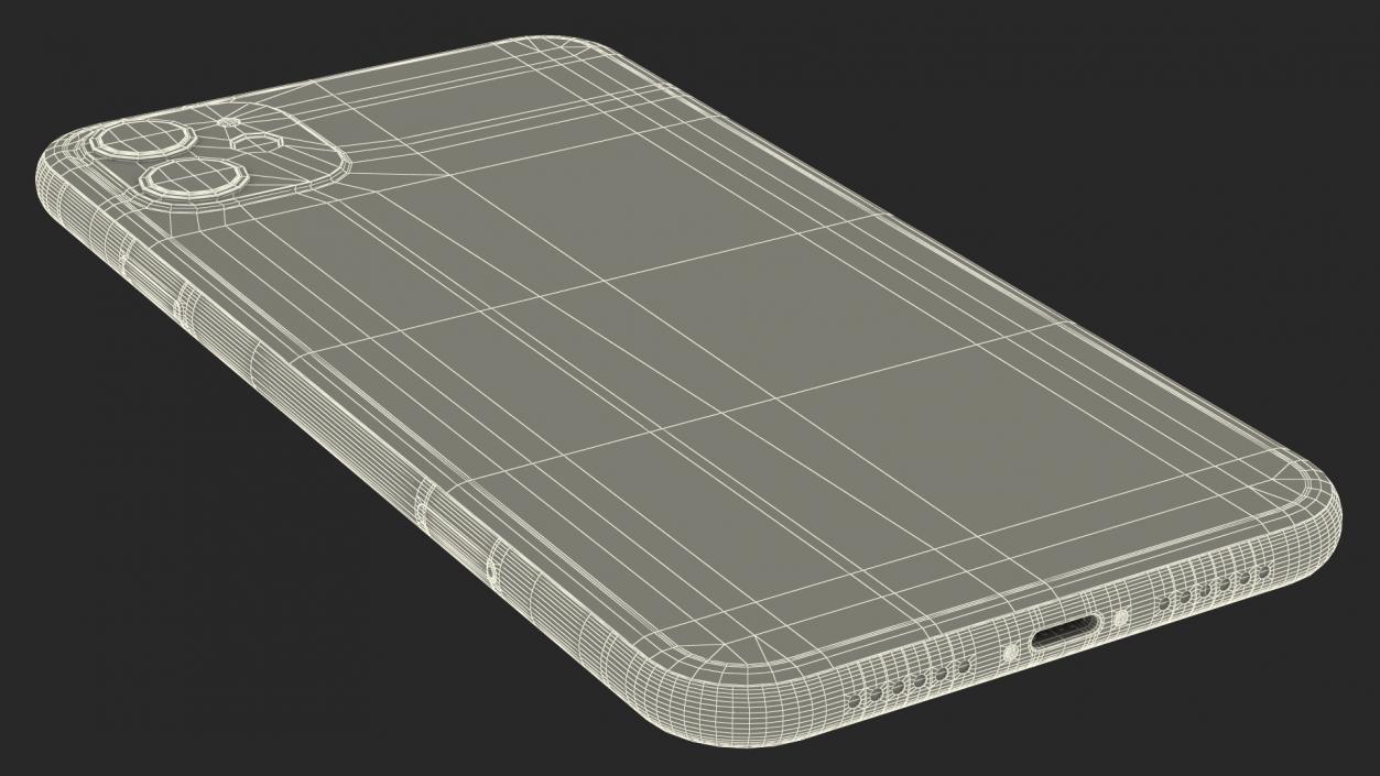 3D model iPhone 11 White