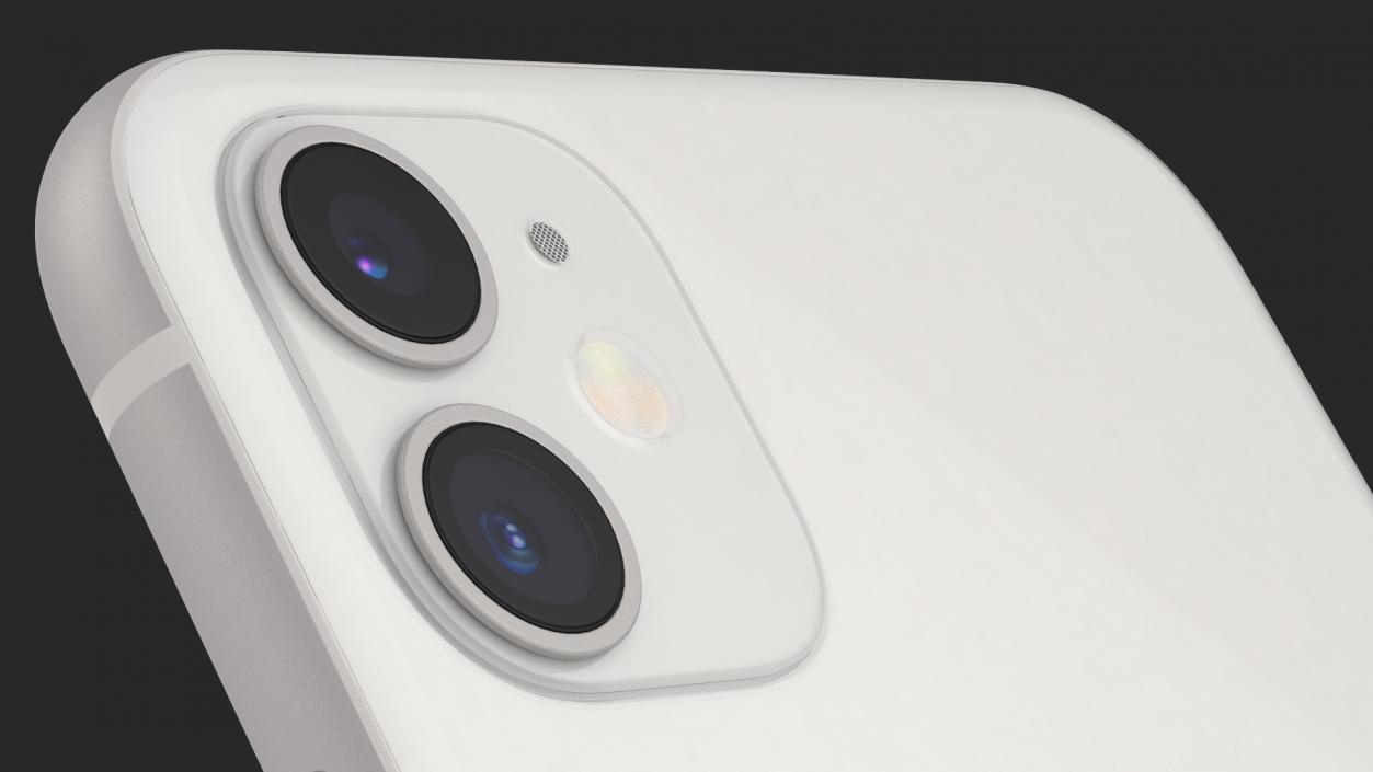 3D model iPhone 11 White