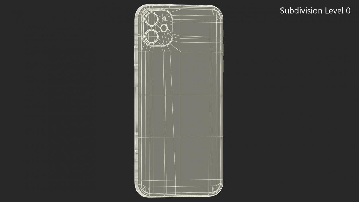 3D model iPhone 11 White