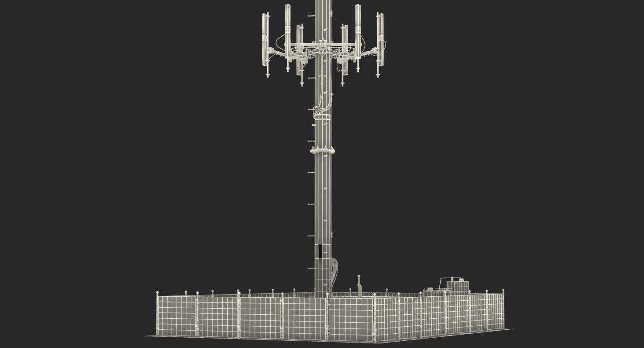 3D Cellular Towers Collection 3 model