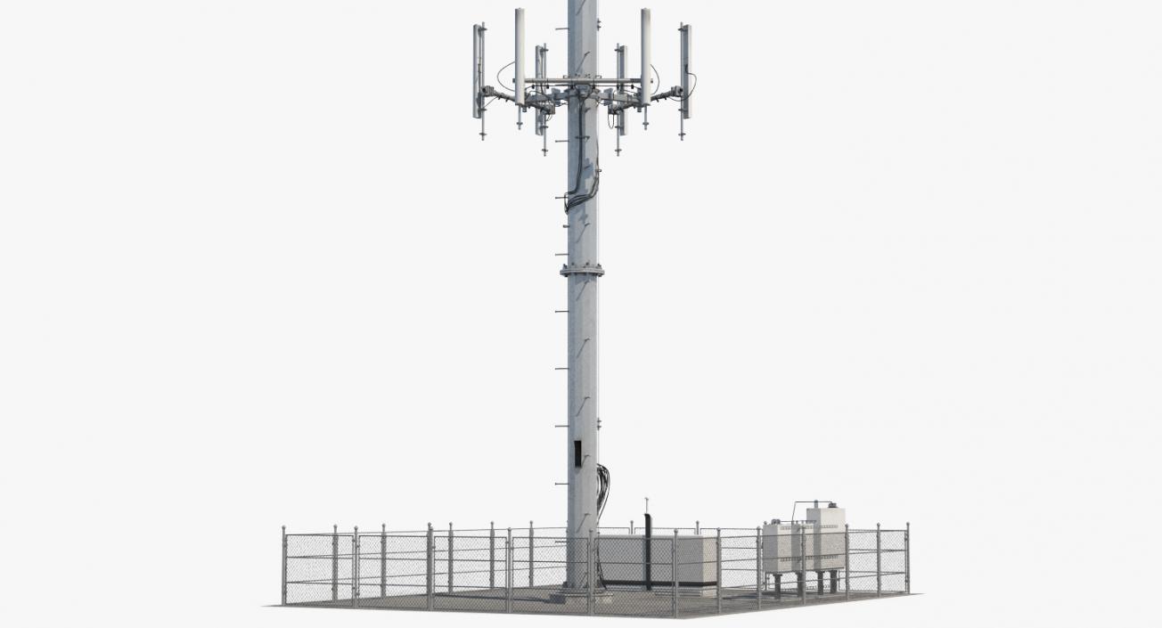 3D Cellular Towers Collection 3 model