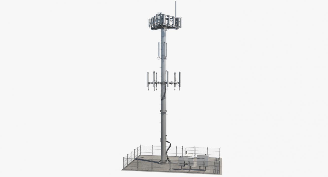 3D Cellular Towers Collection 3 model