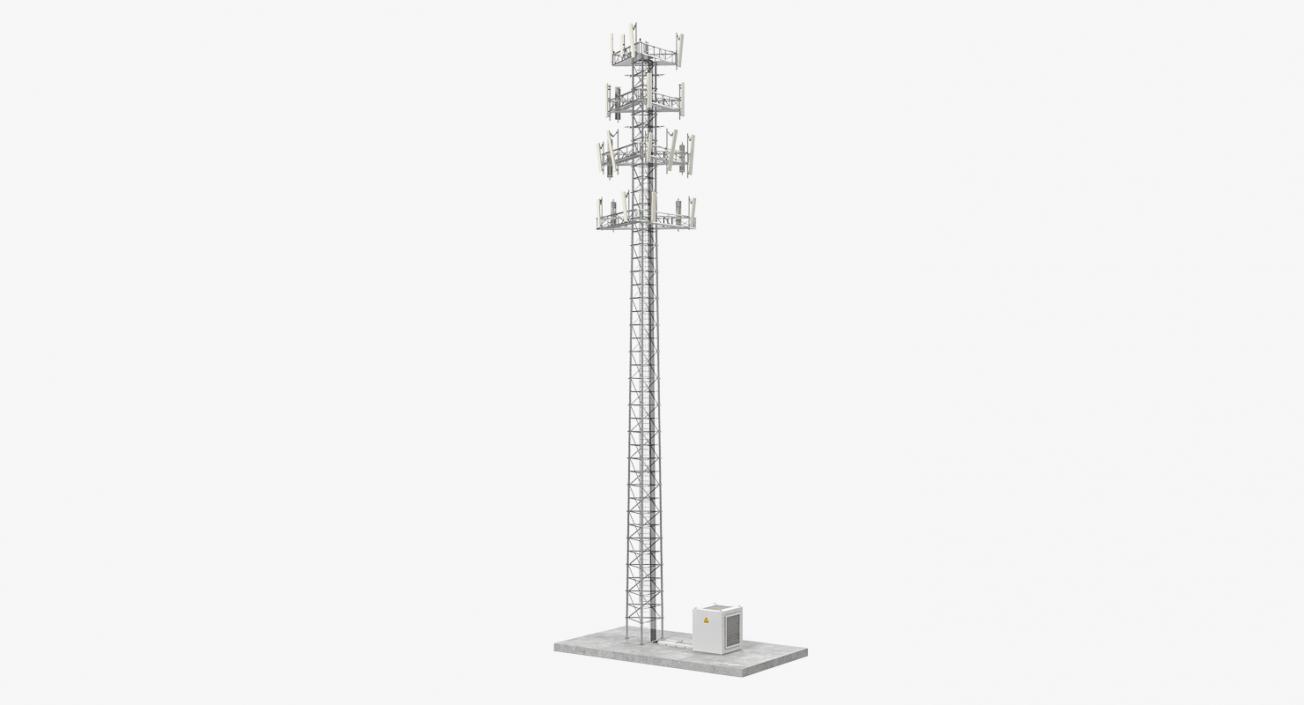 3D Cellular Towers Collection 3 model