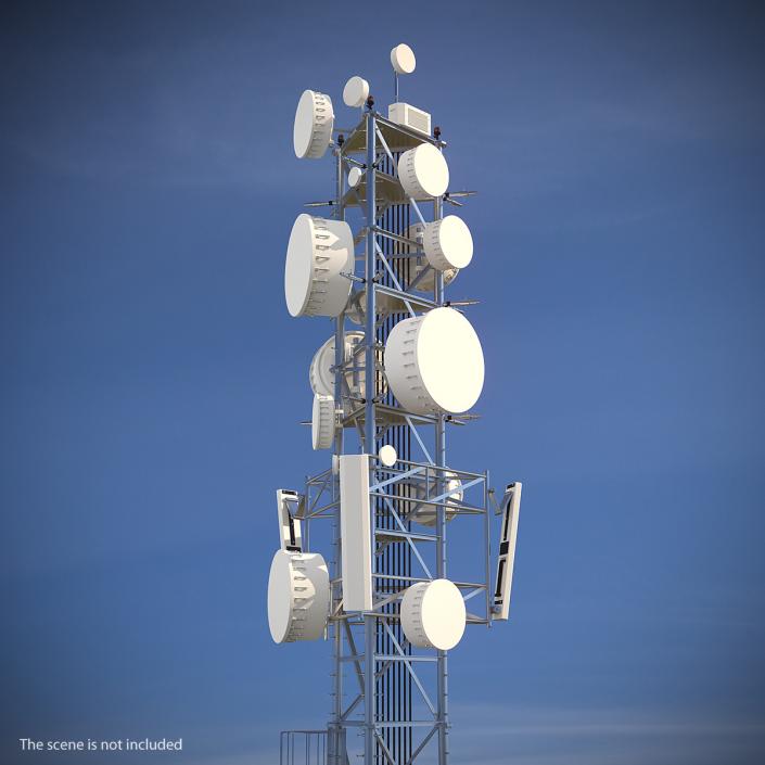 3D Cellular Towers Collection 3 model