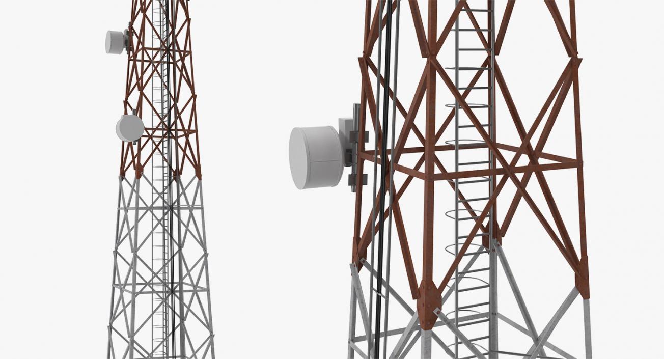 3D Cellular Towers Collection 3 model