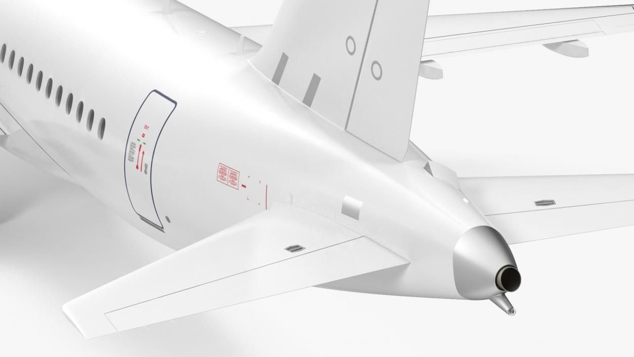 3D model SSJ100 Aircraft