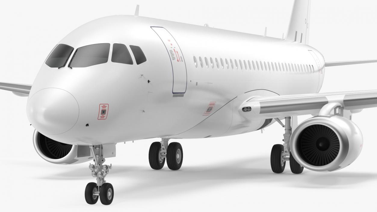 3D model SSJ100 Aircraft