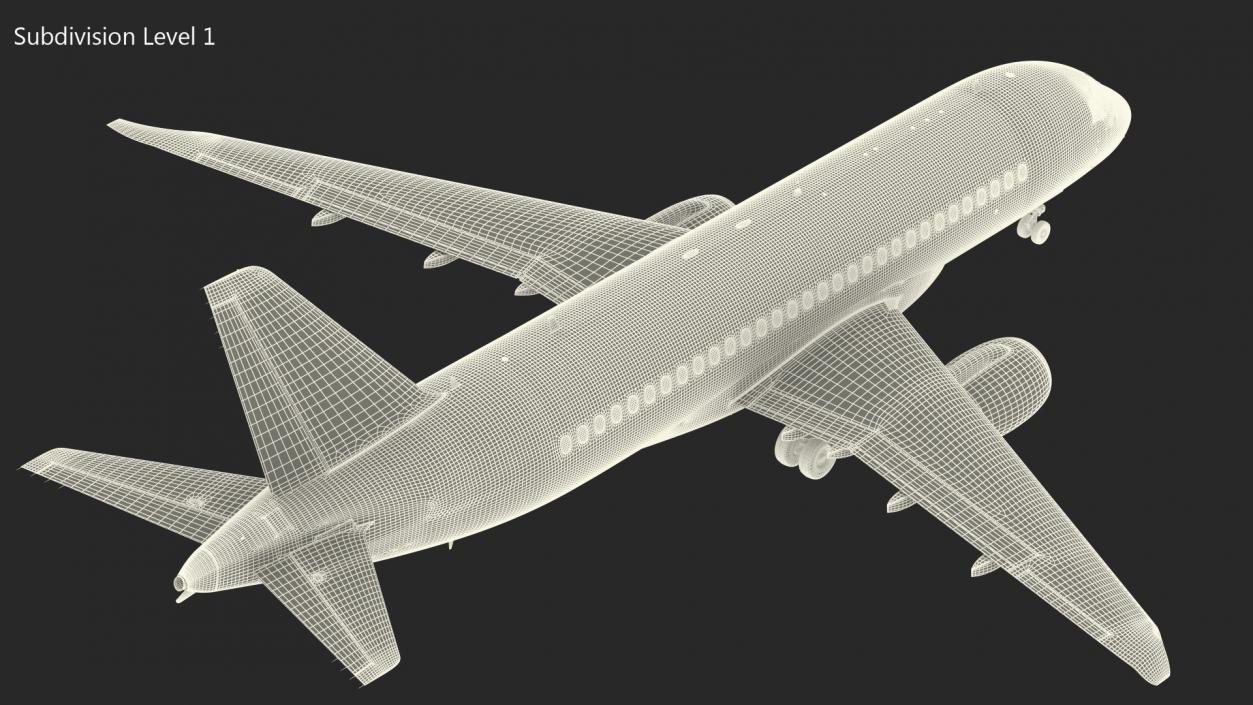 3D model SSJ100 Aircraft