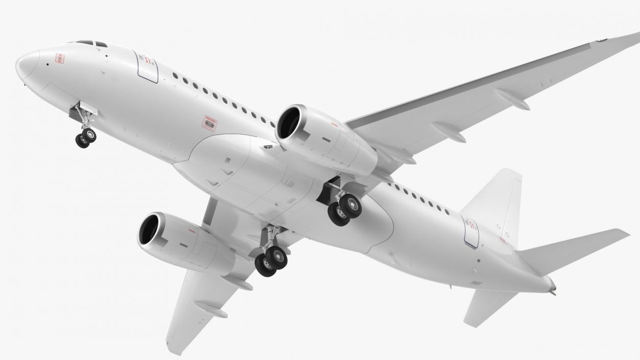 3D model SSJ100 Aircraft