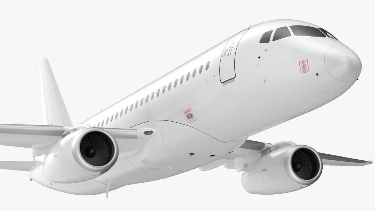 3D model SSJ100 Aircraft