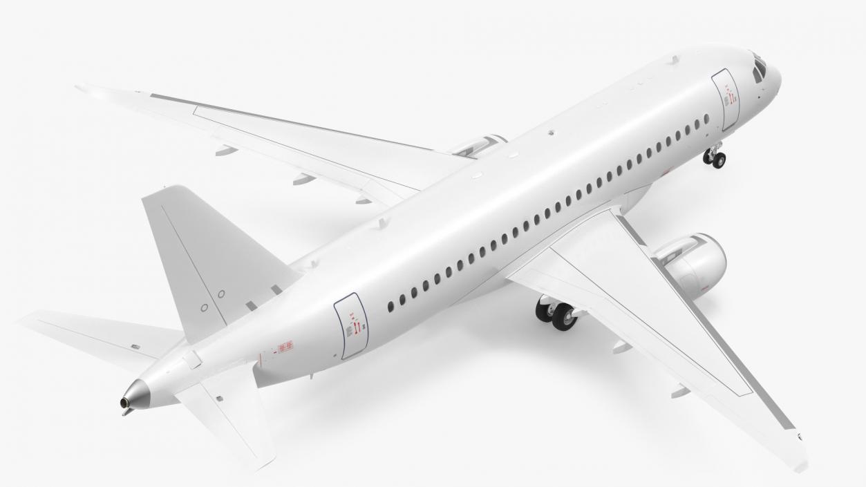 3D model SSJ100 Aircraft