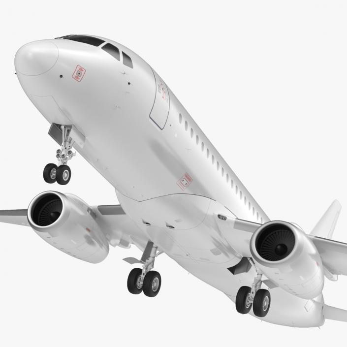 3D model SSJ100 Aircraft