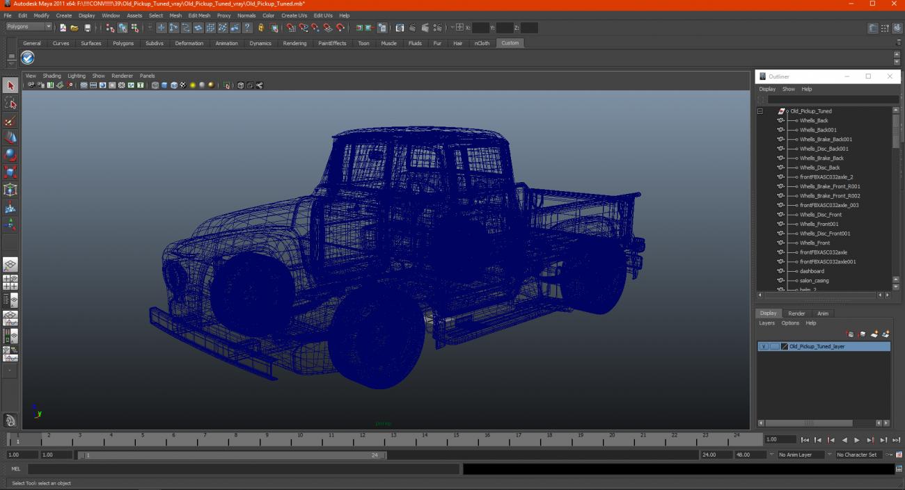 3D Old Pickup Tuned