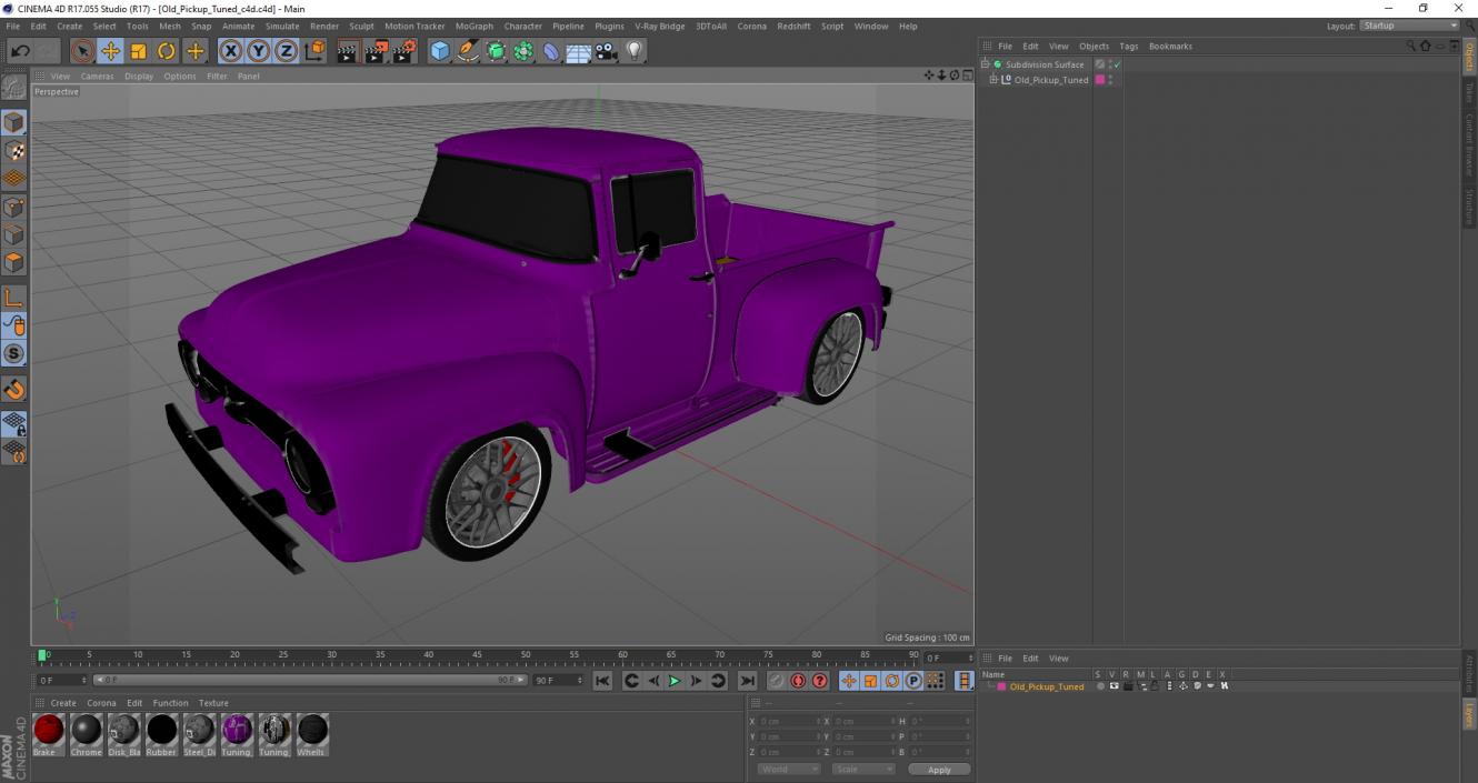 3D Old Pickup Tuned