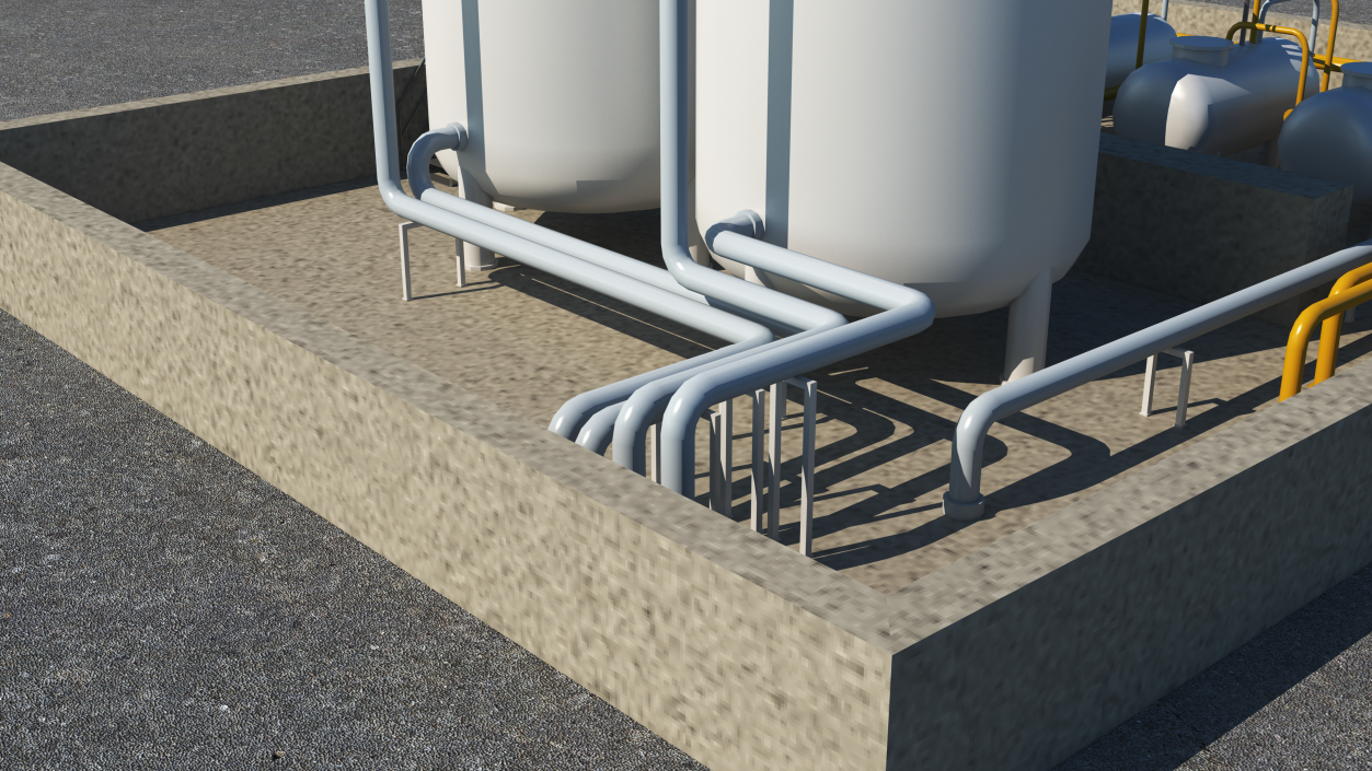 Factory Petrol 3D model