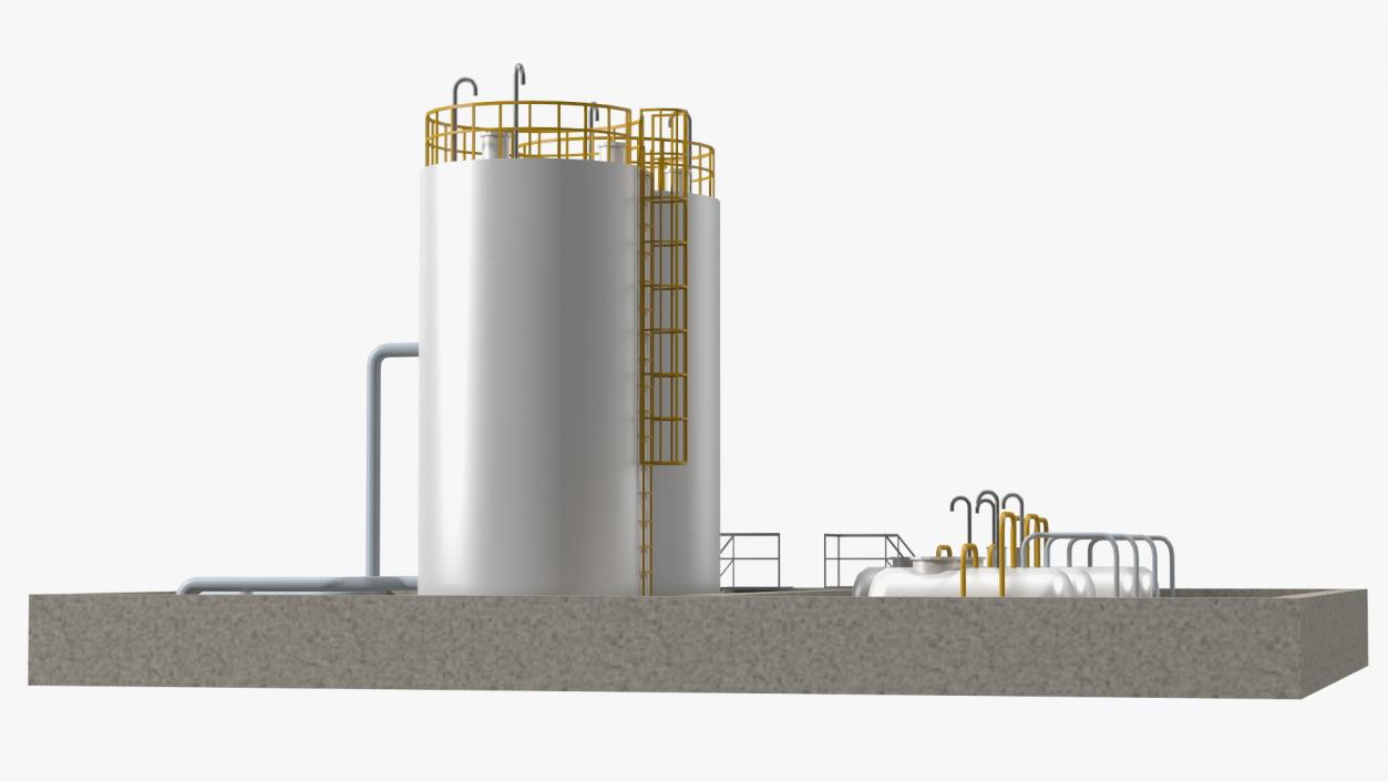 Factory Petrol 3D model