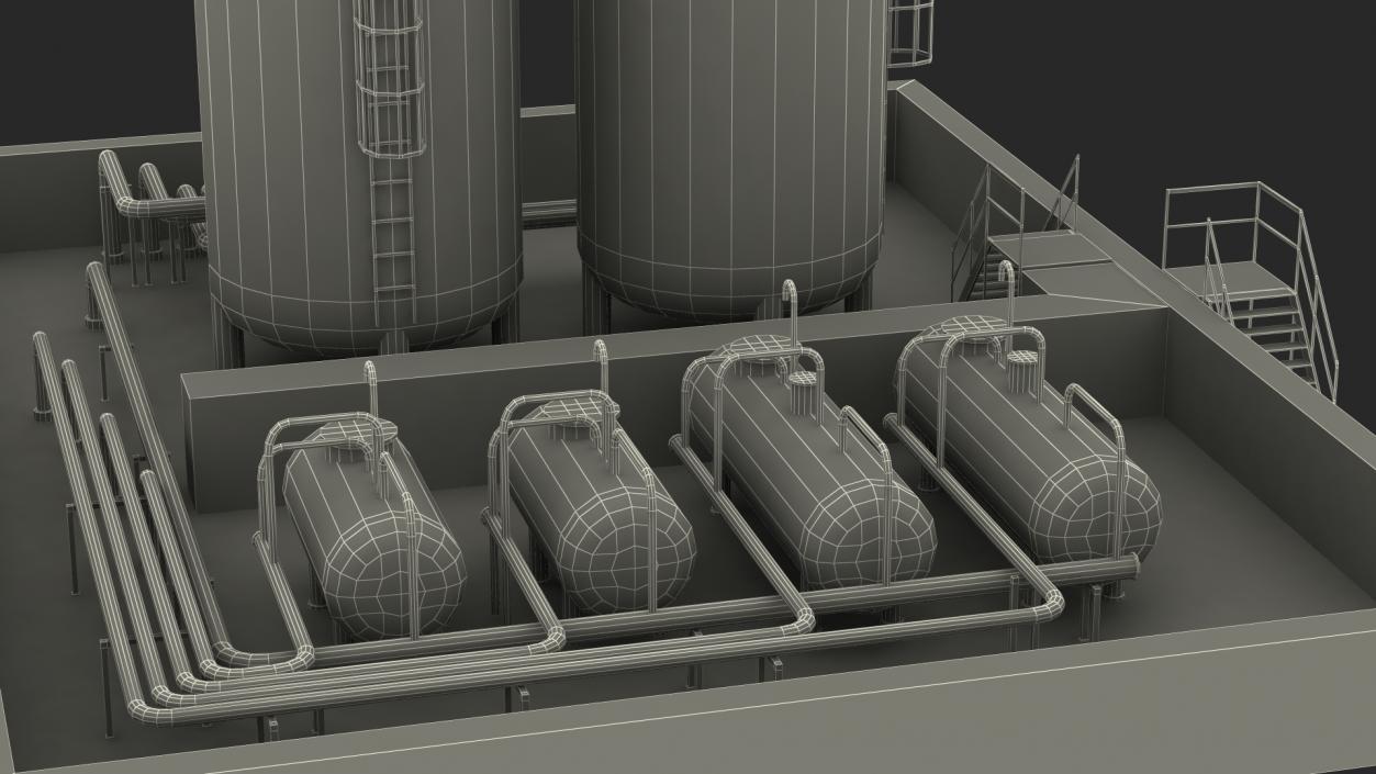 Factory Petrol 3D model