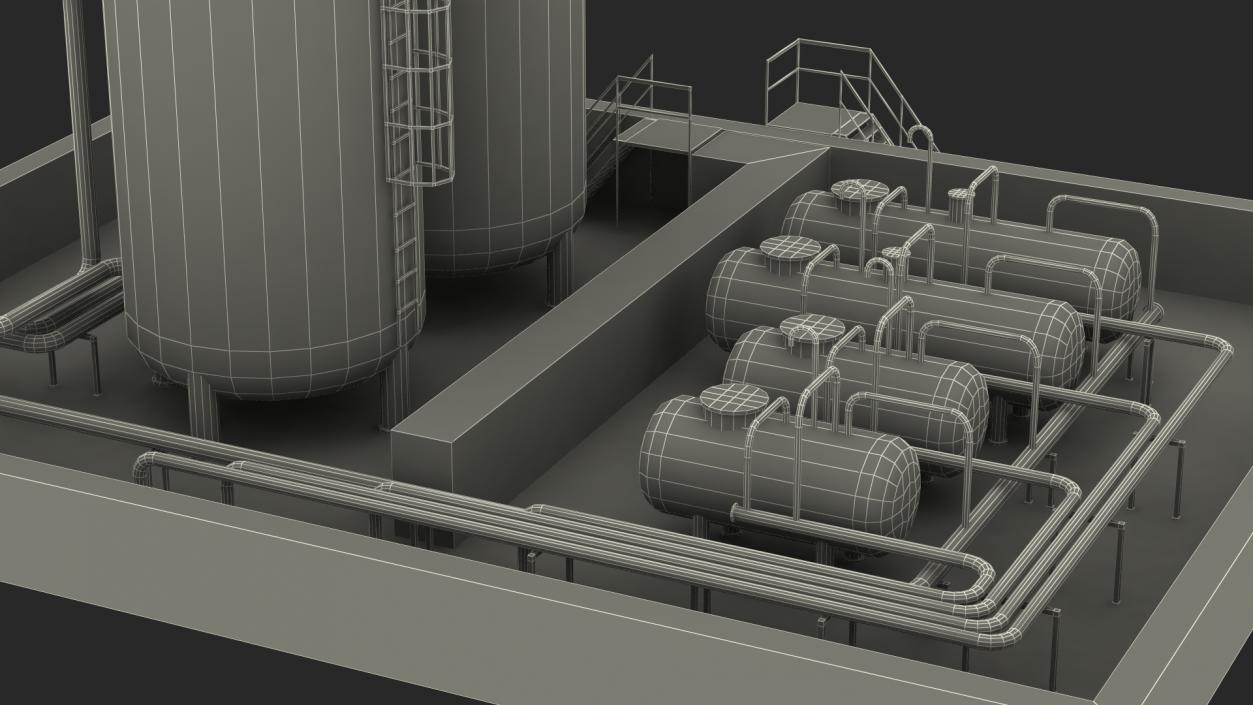 Factory Petrol 3D model