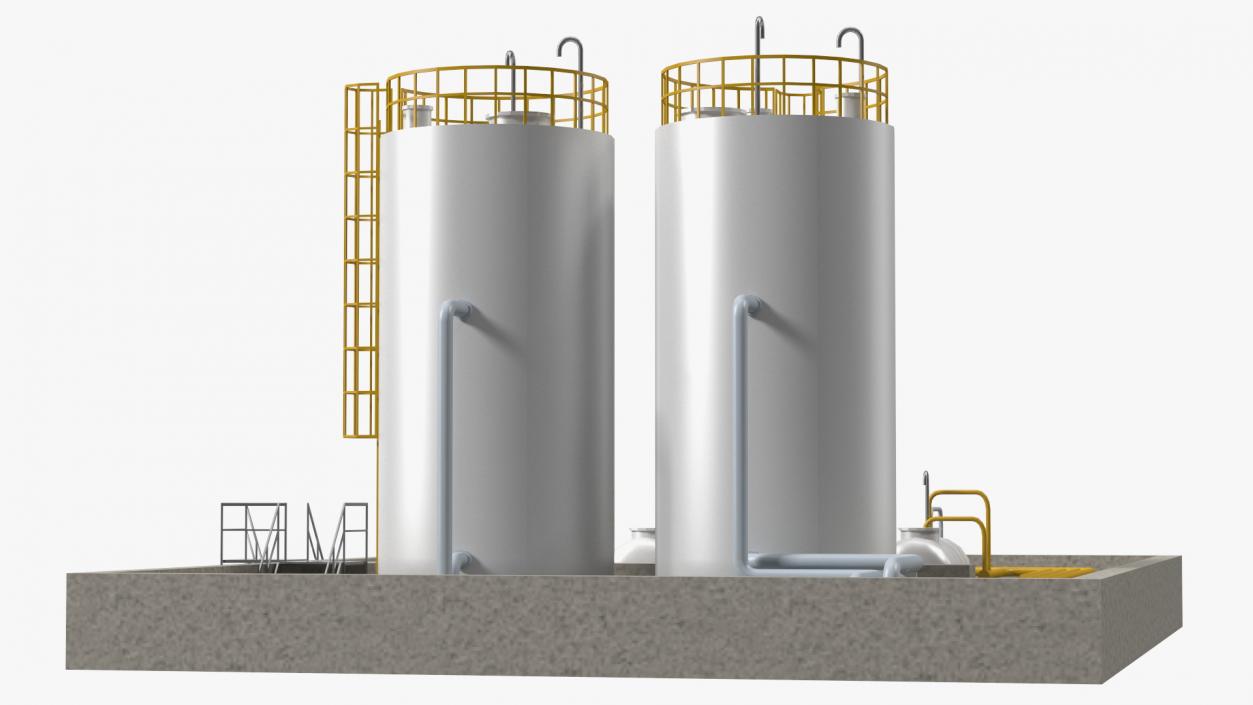 Factory Petrol 3D model