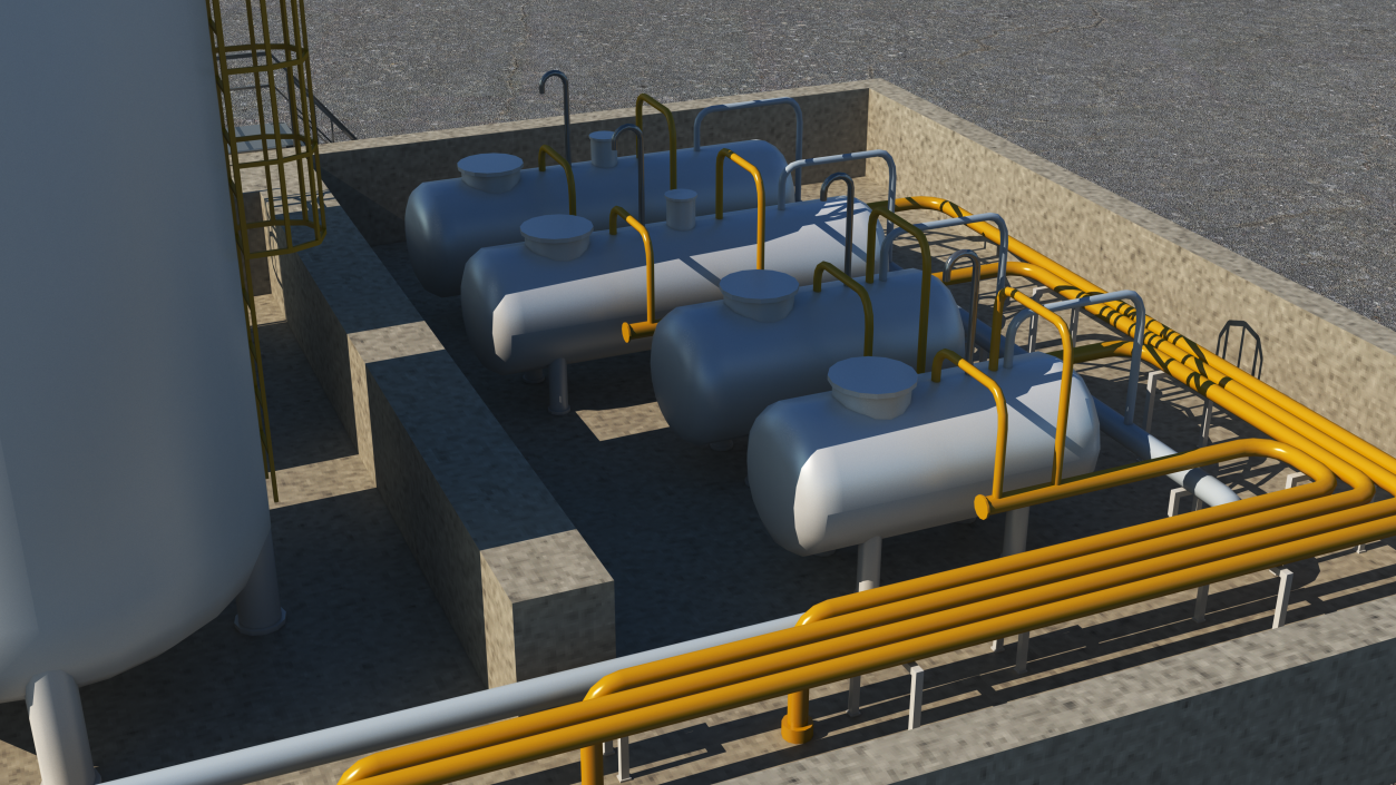 Factory Petrol 3D model