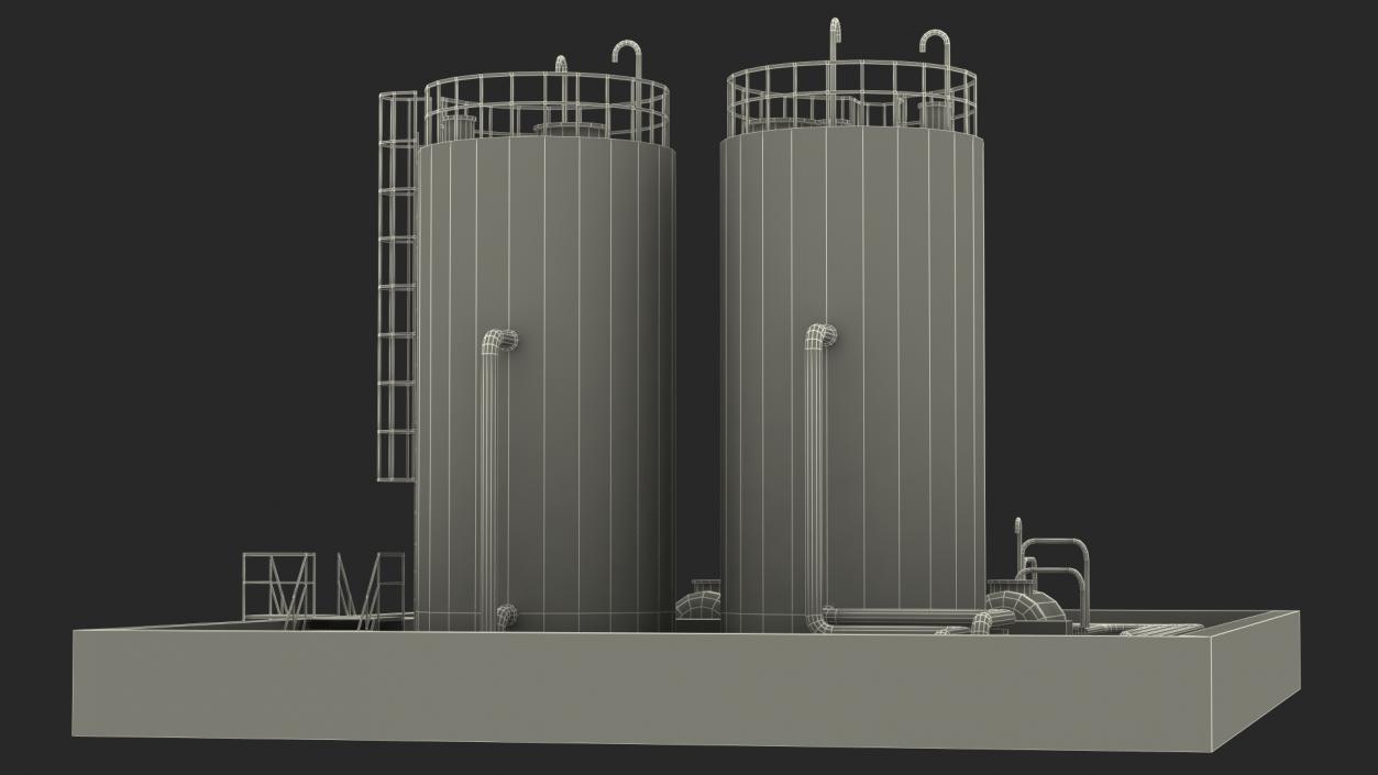 Factory Petrol 3D model