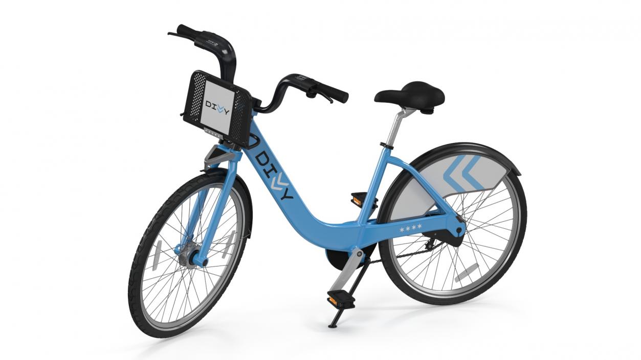 3D City Bike Share Program Bicycle