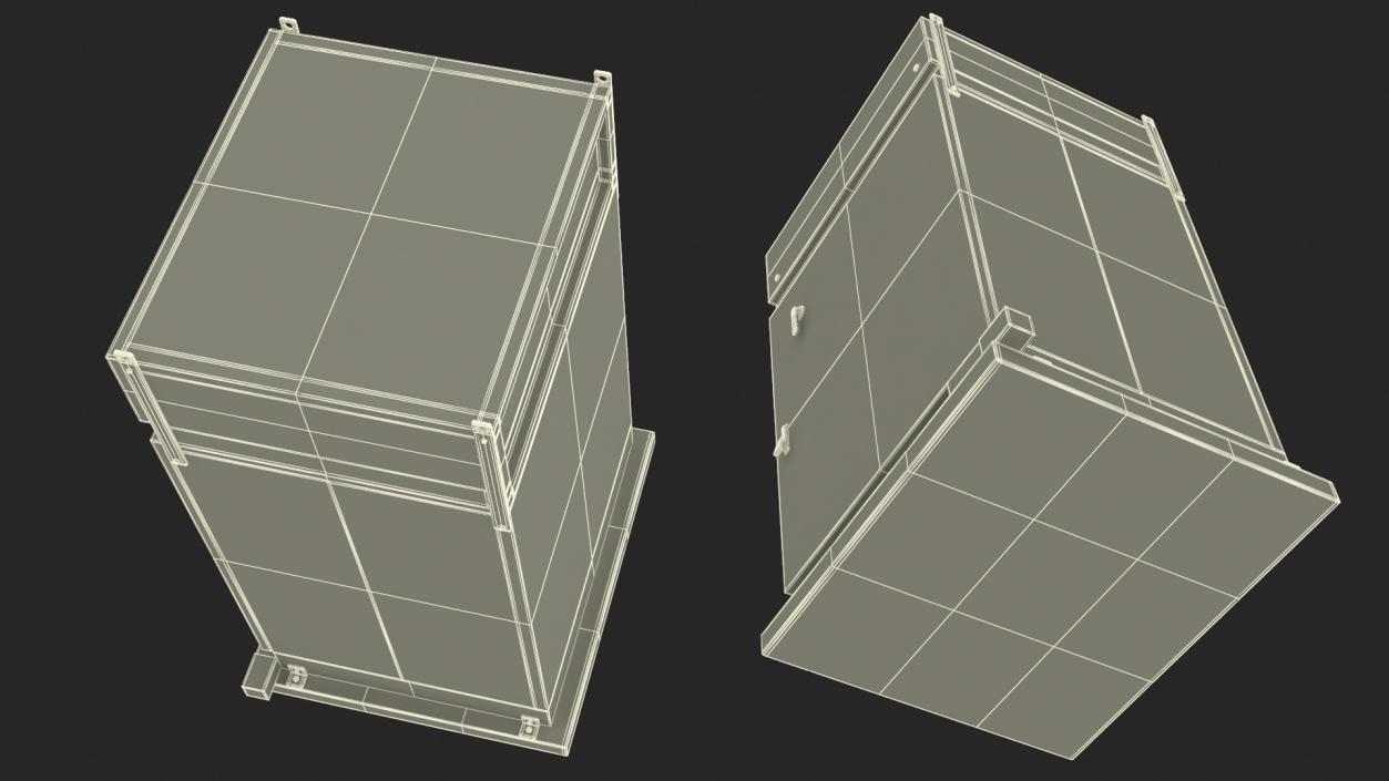 3D Tesla Inverter Box Powerpack model