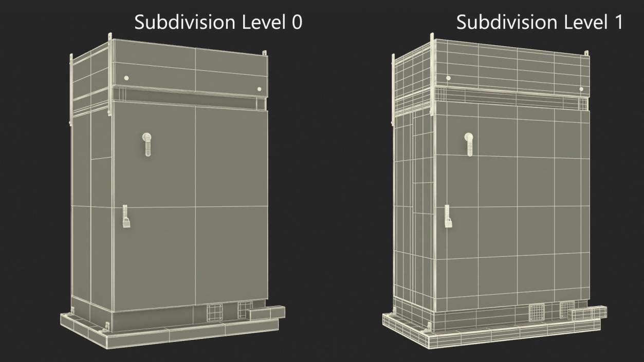 3D Tesla Inverter Box Powerpack model