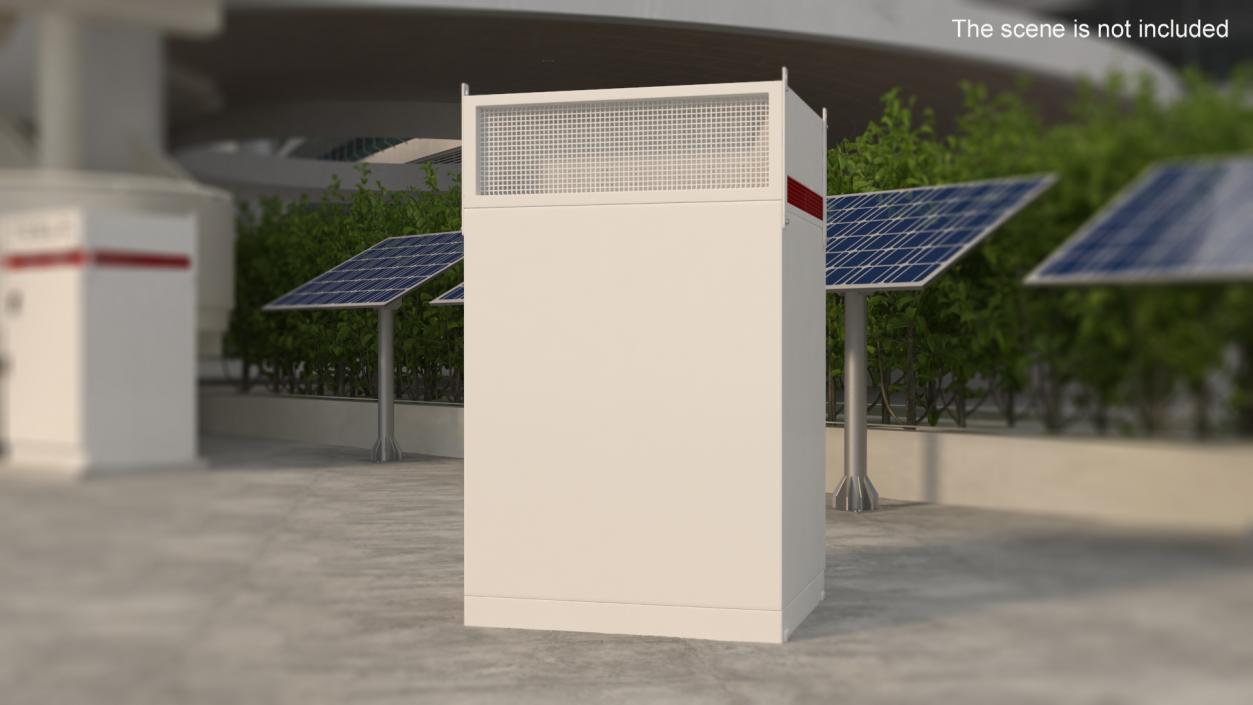 3D Tesla Inverter Box Powerpack model