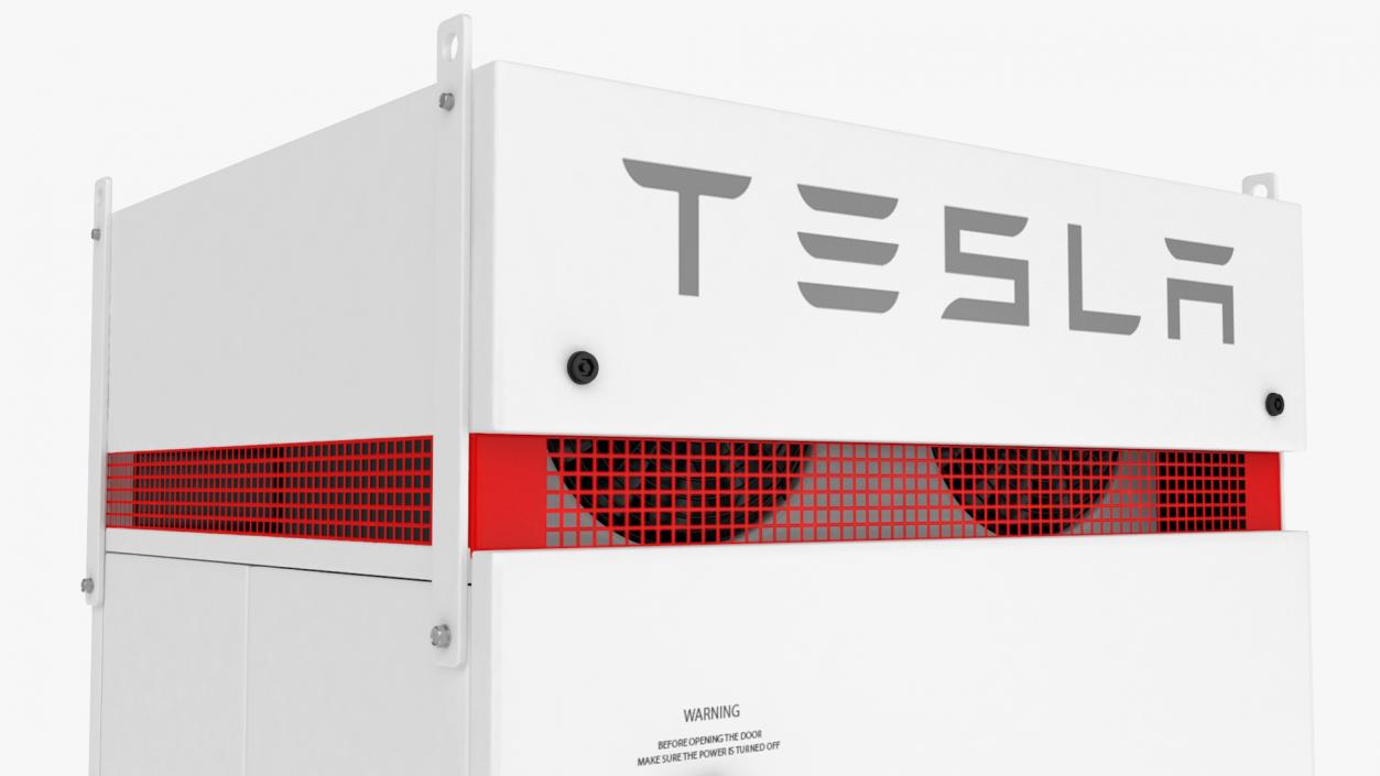 3D Tesla Inverter Box Powerpack model