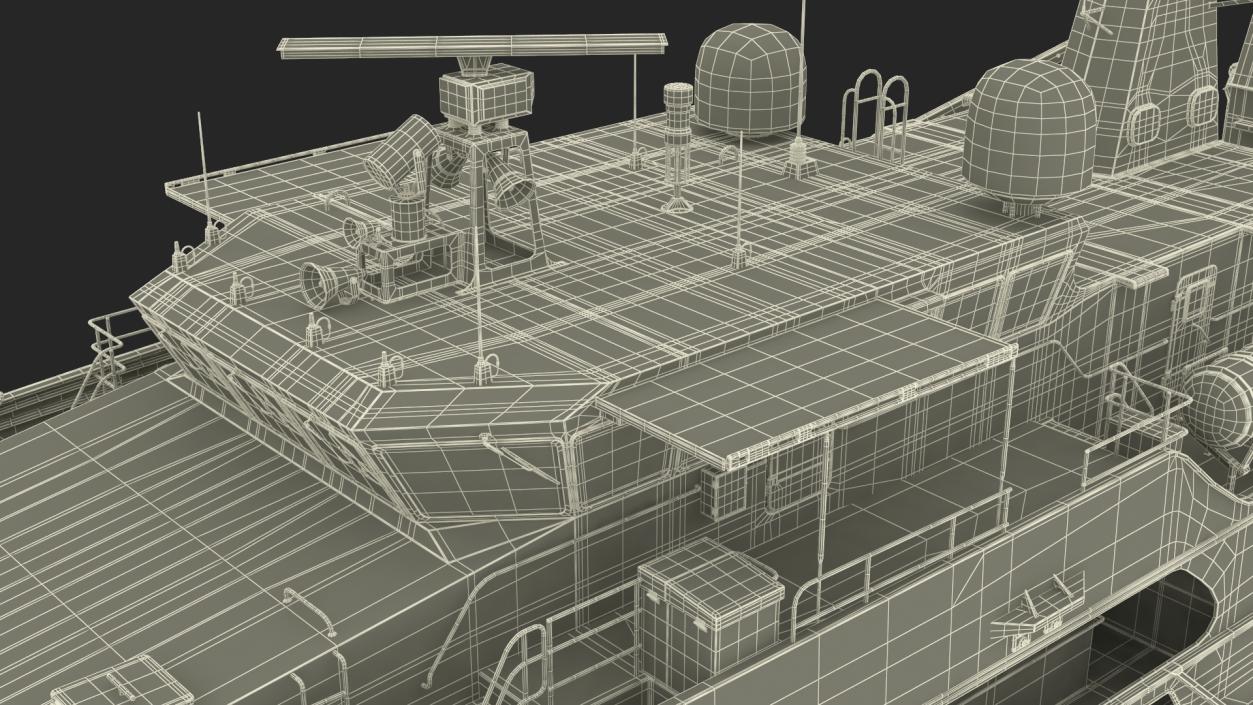 3D Patrol Boat ADV Cape Otway Rigged model