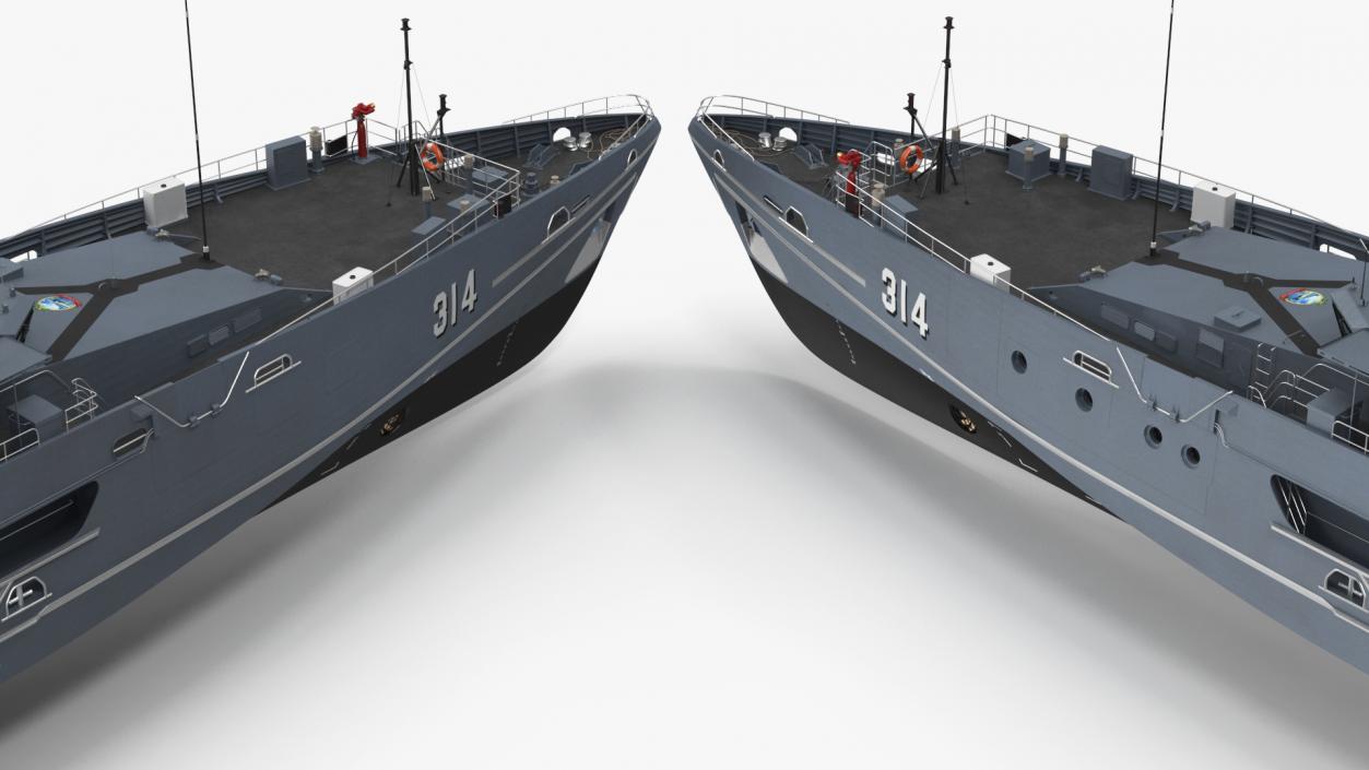 3D Patrol Boat ADV Cape Otway Rigged model