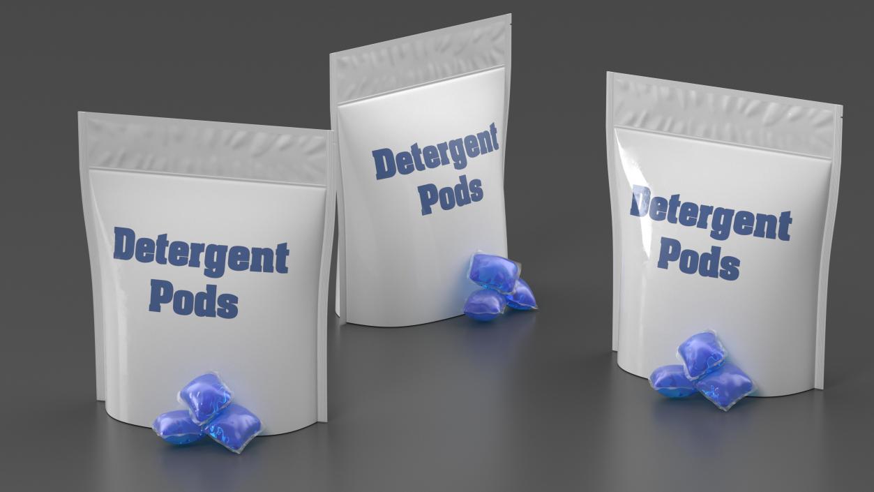 Laundry Detergent Pods Package 2 3D