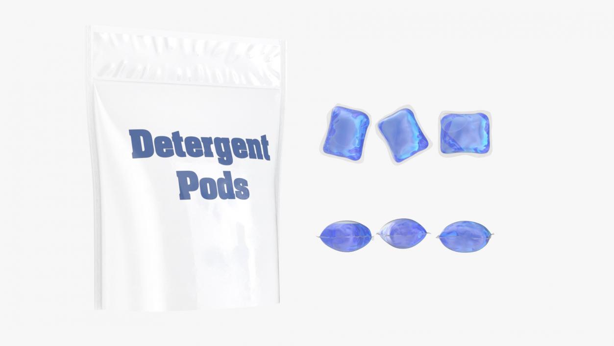 Laundry Detergent Pods Package 2 3D