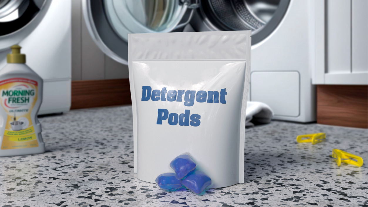 Laundry Detergent Pods Package 2 3D