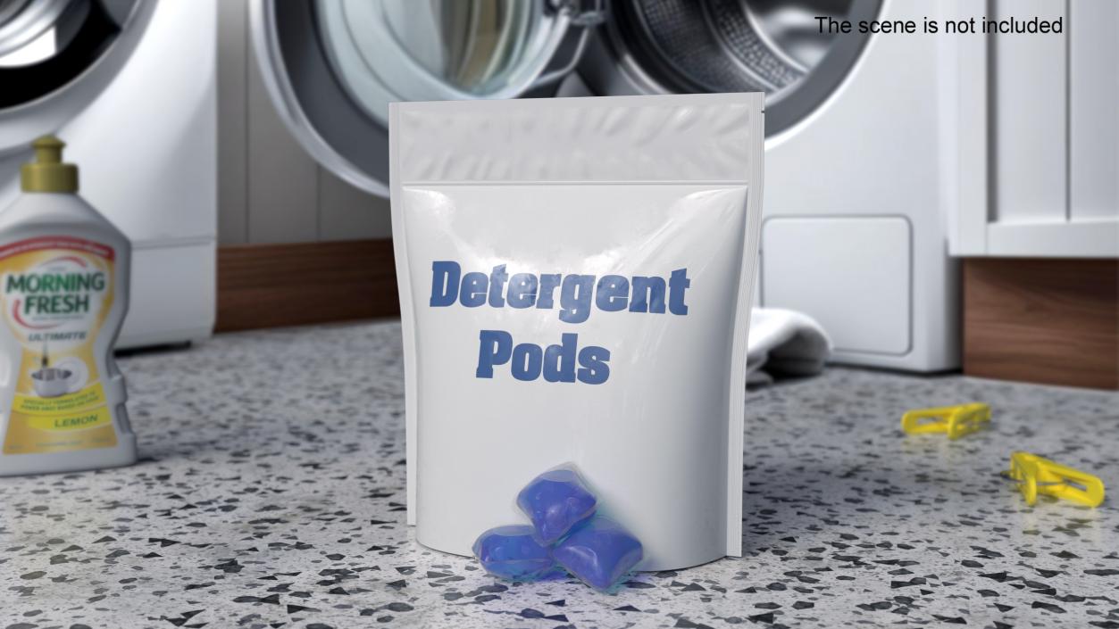 Laundry Detergent Pods Package 2 3D