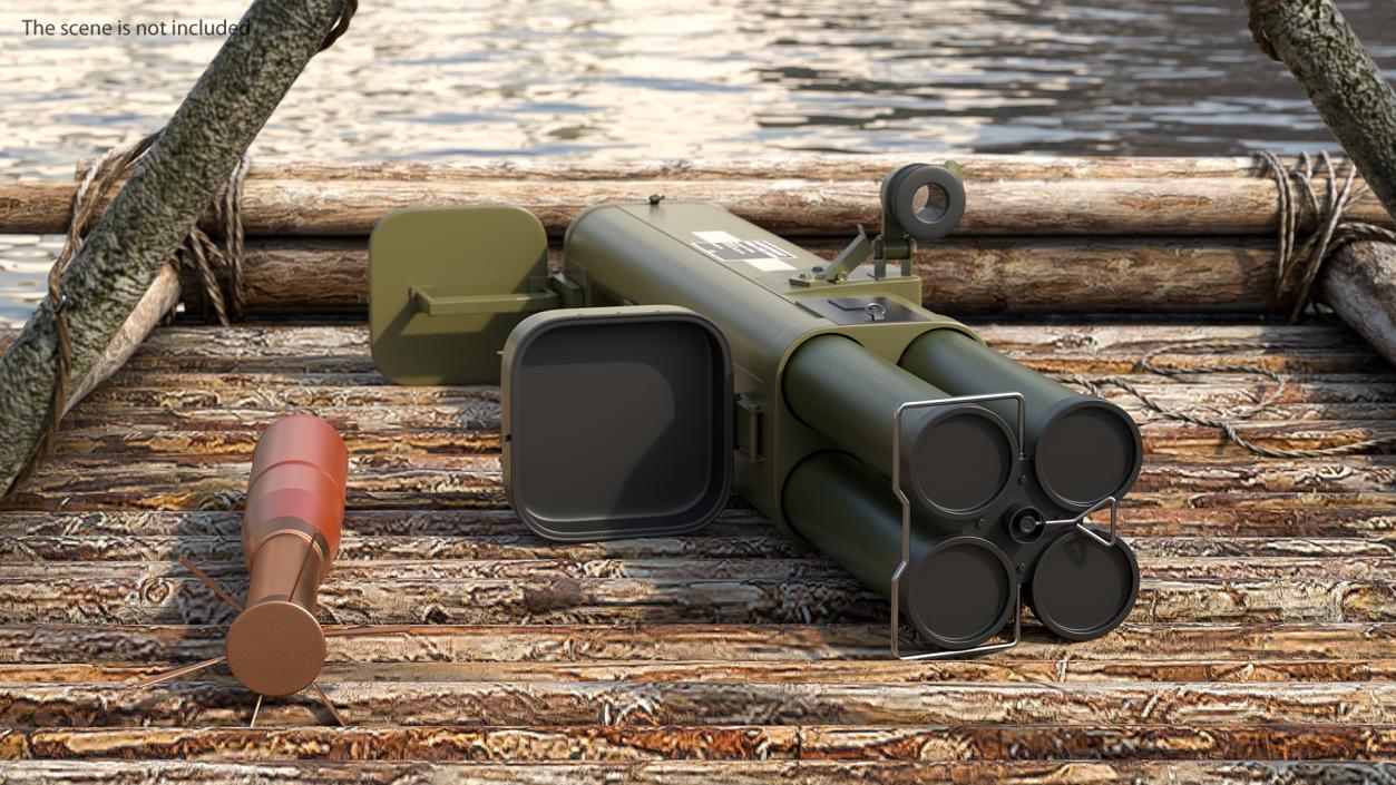 Rocket Launchers with Rockets Collection 2 3D