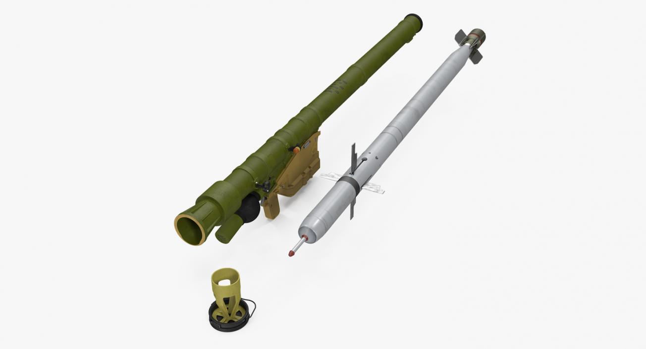 Rocket Launchers with Rockets Collection 2 3D