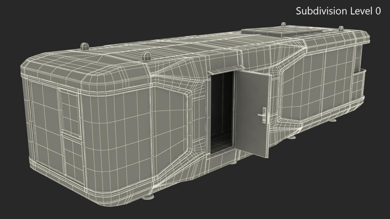 3D Modern Capsule House E7 model