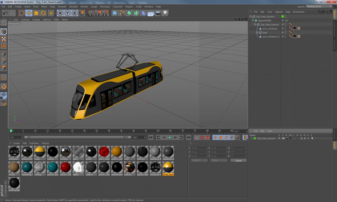 City Tram Generic 3D